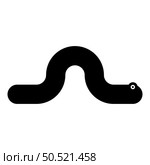 Creeping worm earthworm crawling invertebrate creep creature icon black color vector illustration image flat style simple. Creeping worm earthworm crawling invertebrate creep creature helminth parasite pest crawl angleworm icon black color vector illustration image flat style. Стоковая иллюстрация, агентство Ingram Publishing / Фотобанк Лори