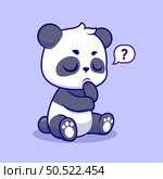 cute panda cartoon character. Стоковая иллюстрация, агентство Ingram Publishing / Фотобанк Лори
