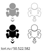 Child farts puffing set icon grey black color vector illustration image simple solid fill outline contour line thin flat style. Child farts puffing set icon grey black color vector illustration image solid fill outline contour line thin flat style. Стоковая иллюстрация, агентство Ingram Publishing / Фотобанк Лори