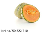Juicy honeydew melon on a white background. Стоковое фото, агентство Ingram Publishing / Фотобанк Лори