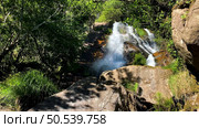 Beautiful waterfall of Filveda Portugal. Sever do Vouga, Aveiro - Portugal. Стоковое фото, агентство Ingram Publishing / Фотобанк Лори