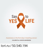 Conquer Colorectal Cancer Vector Background Posters. Стоковая иллюстрация, агентство Ingram Publishing / Фотобанк Лори