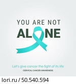 Empower. Educate. Endure for Cervical Health in Vector Background Posters. Стоковая иллюстрация, агентство Ingram Publishing / Фотобанк Лори
