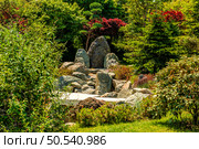 Stone composition in Galitsky Park in Krasnodar. Стоковое фото, фотограф Владимир Ушаров / Фотобанк Лори
