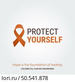 Strength in Unity Colorectal Cancer Awareness. Стоковая иллюстрация, агентство Ingram Publishing / Фотобанк Лори