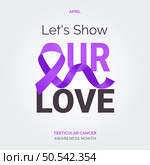Brushing Away Testicular Cancer. Vector Background Art. Стоковая иллюстрация, агентство Ingram Publishing / Фотобанк Лори