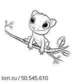 Cute kangaroo   Coloring book for children. Vector illustration. Стоковая иллюстрация, агентство Ingram Publishing / Фотобанк Лори