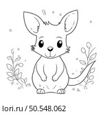 Kangaroo cartoon design. Animal cute zoo life nature and fauna theme Vector illustration. Стоковая иллюстрация, агентство Ingram Publishing / Фотобанк Лори