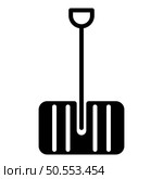 Winter snow shovel clearing icon black color vector illustration image flat style simple. Winter snow shovel clearing icon black color vector illustration image flat style. Стоковая иллюстрация, агентство Ingram Publishing / Фотобанк Лори