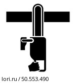 Chainsaw sawing board woodchopper concept lumberjack arborist cutting deforestation prunes sprinking icon black color vector illustration image flat style simple. Chainsaw sawing board woodchopper concept lumberjack arborist cutting deforestation prunes sprinking icon black color vector illustration image flat style. Стоковая иллюстрация, агентство Ingram Publishing / Фотобанк Лори