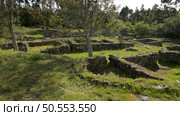 The Castro de Romariz is a fortified settlement dating from the 5th century BC, with occupancy levels up to the first century AD. Romariz - Santa Maria da Feira, Portugal. Стоковое фото, агентство Ingram Publishing / Фотобанк Лори