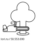 Chainsaw sawing tree woodchopper concept lumberjack arborist cutting deforestation prunes sprinking contour outline line icon black color vector illustration image thin flat style simple. Chainsaw sawing board woodchopper concept lumberjack arborist cutting deforestation prunes sprinking contour outline line icon black color vector illustration image thin flat style. Стоковая иллюстрация, агентство Ingram Publishing / Фотобанк Лори