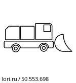 Snowblower snow clear machine snowplow truck plough clearing vehicle equipped seasons transport winter highway service equipment clean contour outline line icon black color vector illustration image thin flat style simple. Snowblower snow clear machine snowplow truck plough clearing vehicle equipped seasons transport winter highway service equipment clean contour outline line icon black color vector illustration image thin flat style. Стоковая иллюстрация, агентство Ingram Publishing / Фотобанк Лори