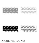 Reinforcement bar rebar ribbed metal rod set icon grey black color vector illustration image simple solid fill outline contour line thin flat style. Reinforcement bar rebar ribbed metal rod set icon grey black color vector illustration image solid fill outline contour line thin flat style. Стоковая иллюстрация, агентство Ingram Publishing / Фотобанк Лори