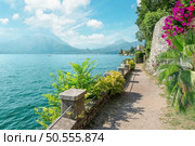 Town of Varenna by Lake Como, Italy. Стоковое фото, агентство Ingram Publishing / Фотобанк Лори