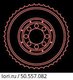 Neon car clutch flywheel cohesion transmission auto part plate kit repair service red color vector illustration image flat style light. Neon car clutch flywheel cohesion transmission auto part plate kit repair service red color vector illustration image flat style. Стоковая иллюстрация, агентство Ingram Publishing / Фотобанк Лори