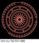 Neon car clutch basket cover cohesion transmission auto part plate kit repair service red color vector illustration image flat style light. Neon car clutch basket cover cohesion transmission auto part plate kit repair service red color vector illustration image flat style. Стоковая иллюстрация, агентство Ingram Publishing / Фотобанк Лори