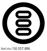 Set towels stack of folded bath napkins icon in circle round black color vector illustration image solid outline style simple. Set towels stack of folded bath napkins icon in circle round black color vector illustration image solid outline style. Стоковая иллюстрация, агентство Ingram Publishing / Фотобанк Лори