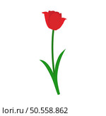 Spring tulip element. Ideal for making colorful summer and spring designs. Vector illustration. Стоковая иллюстрация, агентство Ingram Publishing / Фотобанк Лори