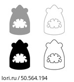 Shark head set icon grey black color vector illustration image simple solid fill outline contour line thin flat style. Shark head set icon grey black color vector illustration image solid fill outline contour line thin flat style. Стоковая иллюстрация, агентство Ingram Publishing / Фотобанк Лори