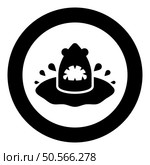 Shark’s head in the water with a splash icon in circle round black color vector illustration image solid outline style simple. Shark’s head in the water with splash icon in circle round black color vector illustration image solid outline style. Стоковая иллюстрация, агентство Ingram Publishing / Фотобанк Лори