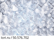 background with crushed ice cubes, top view. background with ice cubes, top view. Стоковое фото, агентство Ingram Publishing / Фотобанк Лори