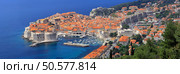 Panorama of old city Dubrovnik in Croatia. Стоковое фото, агентство Ingram Publishing / Фотобанк Лори