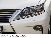 Headlight of the car stock photo. Стоковое фото, агентство Ingram Publishing / Фотобанк Лори