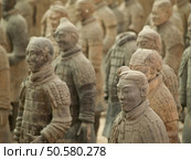 terra-cotta warriors in Xian, China. Стоковое фото, агентство Ingram Publishing / Фотобанк Лори