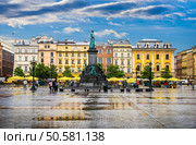 Krakow - Poland’s historic center, a city with ancient architecture. Стоковое фото, агентство Ingram Publishing / Фотобанк Лори