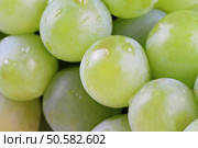 Green grapes texture. Healthy eating concept. Стоковое фото, агентство Ingram Publishing / Фотобанк Лори
