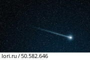 shooting star going across the star field. shooting star. Стоковое фото, агентство Ingram Publishing / Фотобанк Лори