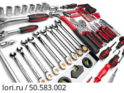 Many Tools on white background. Стоковое фото, агентство Ingram Publishing / Фотобанк Лори