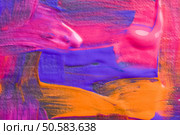 Abstract art backgrounds. Hand-painted background. SELF MADE. Стоковое фото, агентство Ingram Publishing / Фотобанк Лори