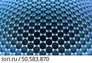 Several molecules connected, crystallized in the hexagonal system, concept of a carbon structure. Стоковое фото, агентство Ingram Publishing / Фотобанк Лори