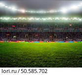 On the stadium. abstract football or soccer backgrounds . Стоковое фото, агентство Ingram Publishing / Фотобанк Лори