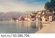 Perast, Kotor bay, Montenegro, Adriatic sea. Стоковое фото, агентство Ingram Publishing / Фотобанк Лори