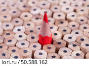 color pencil on old wooden backround. Стоковое фото, агентство Ingram Publishing / Фотобанк Лори