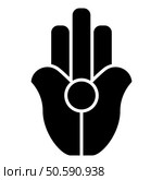 Symbol Natib Qadish Kappu palm Hamsa Levantian neo paganism neopaganism religious symbol Hand indian paganism icon black color vector illustration image flat style simple. Symbol Natib Qadish Kappu palm Hamsa Levantian neo paganism neopaganism religious symbol Hand indian paganism icon black color vector illustration image flat style. Стоковая иллюстрация, агентство Ingram Publishing / Фотобанк Лори