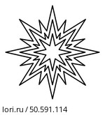 Star Bethlehem Christmas contour outline line icon black color vector illustration image thin flat style simple. Star Bethlehem Christmas contour outline line icon black color vector illustration image thin flat style. Стоковая иллюстрация, агентство Ingram Publishing / Фотобанк Лори