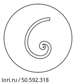 Golden ratio section Sacred geometry symbol ration proportions icon in circle round black color vector illustration image outline contour line thin style simple. Golden ratio section Sacred geometry symbol ration proportions icon in circle round black color vector illustration image outline contour line thin style. Стоковая иллюстрация, агентство Ingram Publishing / Фотобанк Лори