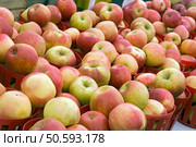 Apples at farmers' market. Стоковое фото, агентство Ingram Publishing / Фотобанк Лори