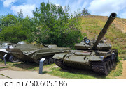 Танк Т-62 М, Аксайский военно-исторический музей, Ростовская область. Редакционное фото, фотограф Ирина / Фотобанк Лори