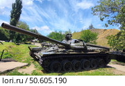 Танк Т-72, Аксайский военно-исторический музей, Ростовская область. Редакционное фото, фотограф Ирина / Фотобанк Лори