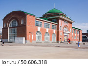 Музей хоккейной славы в Москве, квартал "Парк легенд" (2021 год). Редакционное фото, фотограф Солодовникова Елена / Фотобанк Лори