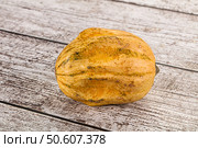 Decorative yelow pampkin seasonal vegetables. Стоковое фото, фотограф Андрей Старостин / Фотобанк Лори