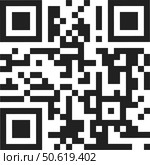 Стилизованный QR-код. Стоковая иллюстрация, иллюстратор Эльвира Николаевна Алчинова / Фотобанк Лори