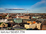Elevated Cityscape View of Helsinki, Finland During the Daytime (2024 год). Редакционное фото, фотограф Aleksandr Golubev / Фотобанк Лори