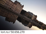 Река Фонтанка в утреннее время суток , Санкт-Петербург. Редакционное фото, фотограф Сергеев Валерий / Фотобанк Лори