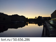Река Фонтанка в утреннее время суток, Санкт-Петербург. Редакционное фото, фотограф Сергеев Валерий / Фотобанк Лори